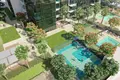 Residential complex Park Views Residences — new luxury residence by Wasl Properties with a swimming pool and a multifunctional room in Za'abeel, Dubai