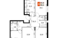 Mieszkanie 4 pokoi 99 m² Razvilka, Rosja
