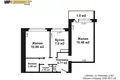 Квартира 2 комнаты 46 м² Минск, Беларусь