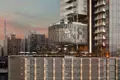 Complejo residencial New high-rise residence One River Point with swimming pools on the canal front, close to Burj Khalifa, Business Bay, Dubai, UAE