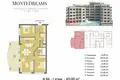 3 room apartment 85 m² Boreti, Montenegro