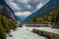 WORKING HYDROELECTRIC POWER STATION