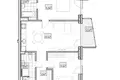 2 bedroom apartment 77 m² Riga, Latvia