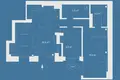 2 bedroom apartment 81 m² Riga, Latvia