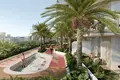 Complejo residencial New complex of furnished apartments Cove Grand with swimming pools, lounge areas and mini golf, Dubailand, Dubai, UAE