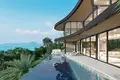 Complexe résidentiel New complex of luxury villas with swimming pools and panoramic sea views, 900 meters from the beach, Samui, Thailand