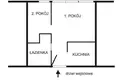 2 room apartment 27 m² in Warsaw, Poland