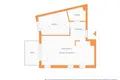 2 room apartment 54 m² in Warsaw, Poland