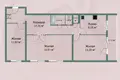 Apartamento 3 habitaciones 75 m² Borisov, Belarús