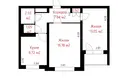 2 room apartment 51 m² Minsk, Belarus