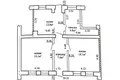 2 room apartment 68 m² Usyazh, Belarus