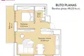 Appartement 2 chambres 48 m² Vilnius, Lituanie
