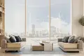 Complejo residencial New complex of furnished apartments Cove Grand with swimming pools, lounge areas and mini golf, Dubailand, Dubai, UAE
