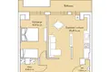 2 room apartment 58 m² Vilnius, Lithuania