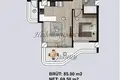 3 room apartment 85 m² Elvanli, Turkey
