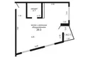 1 room apartment 45 m² Minsk, Belarus