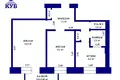 2 room apartment 42 m² Minsk, Belarus