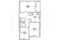 Appartement 3 chambres 62 m² Brest, Bélarus