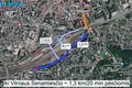 Квартира 1 комната 16 м² Вильнюс, Литва