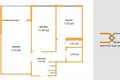 Wohnung 2 zimmer 47 m² Minsk, Belarus
