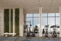 Complejo residencial New complex of furnished apartments Cove Grand with swimming pools, lounge areas and mini golf, Dubailand, Dubai, UAE
