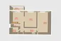 Mieszkanie 2 pokoi 61 m² Kopishche, Białoruś