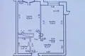 2 room apartment 50 m² Navasiellie, Belarus