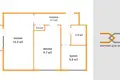 2 room apartment 42 m² Minsk, Belarus
