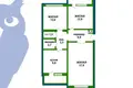 3 room apartment 70 m² Fanipal, Belarus