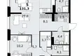 Mieszkanie 5 pokojów 131 m² Kommunarka, Rosja