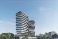 Complejo residencial New Milos Residence with a swimming pool and a fitness center, Dubai Land, Dubai, UAE