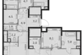 Wohnung 4 zimmer 138 m² Moskau, Russland