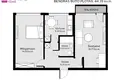 2 room apartment 45 m² Kaunas, Lithuania