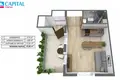 Квартира 1 комната 24 м² Каунас, Литва