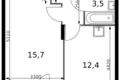 Квартира 1 комната 37 м² Сапроново, Россия