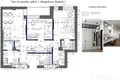 3 room apartment 64 m² Minsk, Belarus