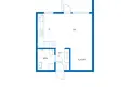 1 room apartment 35 m² Helsinki sub-region, Finland