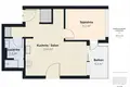 Wohnung 2 zimmer 39 m² in Warschau, Polen