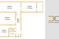 3 room apartment 64 m² Minsk, Belarus