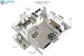 Квартира 2 комнаты 52 м² Вильнюс, Литва
