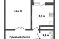 Mieszkanie 1 pokój 43 m² Motyakovo, Rosja