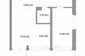 Büro 53 m² Minsk, Belarus