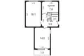 2 room apartment 49 m² Minsk, Belarus