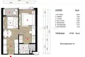 Mieszkanie 1 pokój 42 m² Choeng Thale, Tajlandia