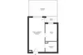Appartement 2 chambres 30 m² Varsovie, Pologne