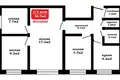 Mieszkanie 4 pokoi 59 m² Mińsk, Białoruś