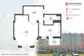 Квартира 1 комната 49 м² Минск, Беларусь