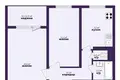 Mieszkanie 2 pokoi 49 m² Mińsk, Białoruś