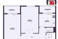 Mieszkanie 2 pokoi 59 m² Mińsk, Białoruś