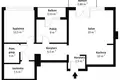 Mieszkanie 3 pokoi 75 m² w Kraków, Polska